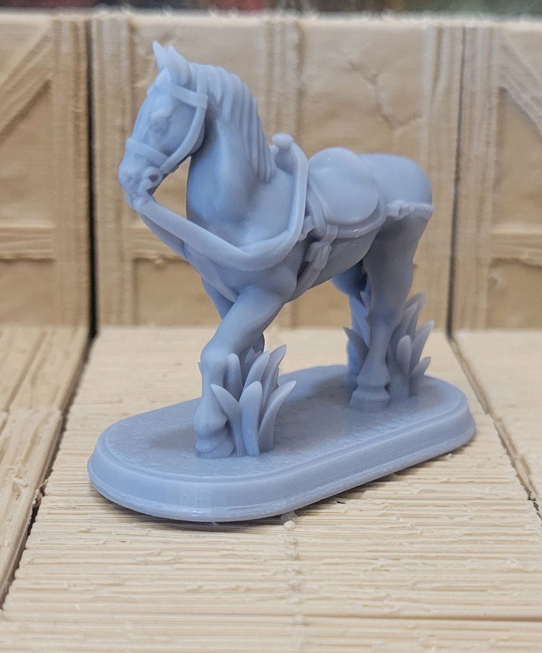 Horses Miniature for 28mm RPG, 1"x2" Dungeons and Dragons - Etsy