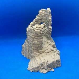 Ruined Tower, 28mm, Dungeons and Dragons, Briteminis image 4
