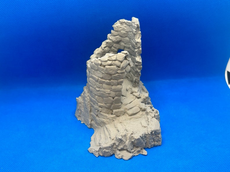 Ruined Tower, 28mm, Dungeons and Dragons, Briteminis image 4