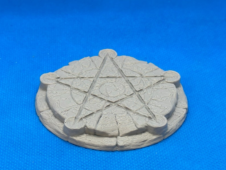 Pentagram, Summoning Circle, for 28mm minis image 2