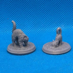 Cats 28mm miniature, Dungeons and Dragons, Briteminis