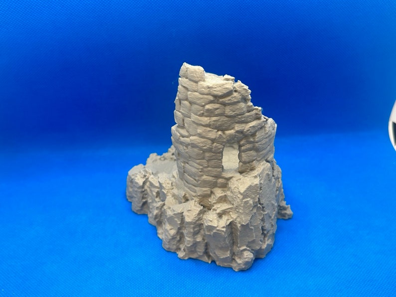 Ruined Tower, 28mm, Dungeons and Dragons, Briteminis image 2