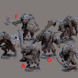 Frostheart Lizardman 32mm, Artisan Guild, Dungeons and Dragons