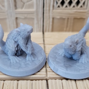 Giant Rats, 2-28mm miniature, Dungeons and Dragons