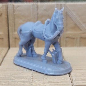 Horses Miniature for 28mm RPG, 1"x2" Dungeons and Dragons - Etsy