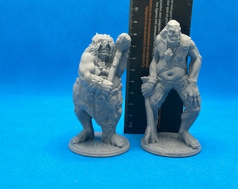 Gigantes, escala de 28 mm para RPG, Hill Giants, Masculino y Femenino, Calabozos y Dragones, Briteminis