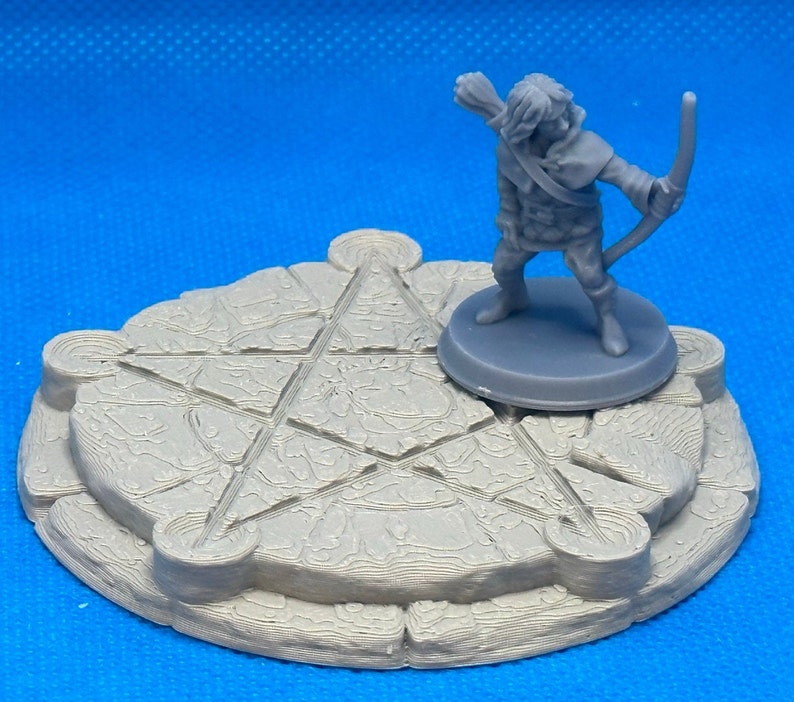 Pentagram, Summoning Circle, for 28mm minis image 4