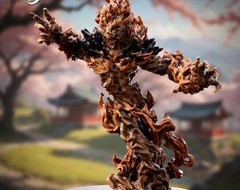 Fire Elemental, 32mm scale, Dungeons and Dragons, The Printing Goes Ever On