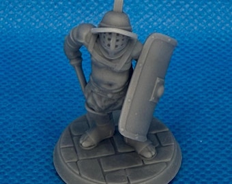 Gladiator, Murmillo, Fighter, 28mm Dungeons and Dragons or your favorite RPG, BriteMinis