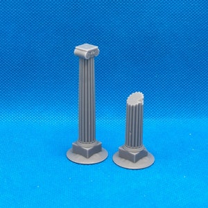 Pillars/Columns for RPG, 28mm, Dungeons and Dragons, Briteminis