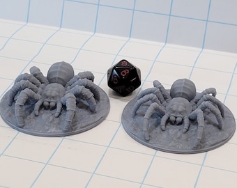 Giant Spider 28mm, special order 8 skinny leg spiders @ 40mm base size