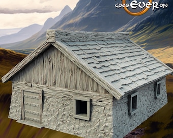 Cottage - C, Farmstead Terrain, Farmhouse, The Printing Goes Ever On