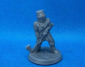 Knight with Axe, 28mm Minis, Dungeons and Dragons, Briteminis