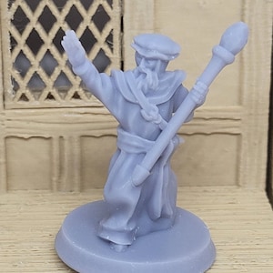 Mage, 28mm Human Mage/Wizard, Dungeons and Dragons miniatures