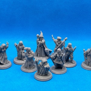 Spellcasters, 9-28mm miniatures, RPG, Dungeons and Dragons