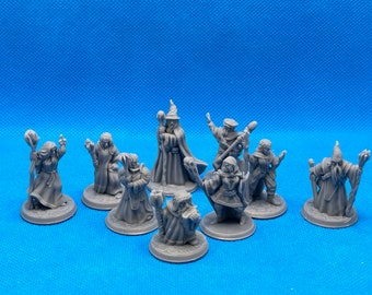 Spellcasters, 9-28mm miniatures, RPG, Dungeons and Dragons