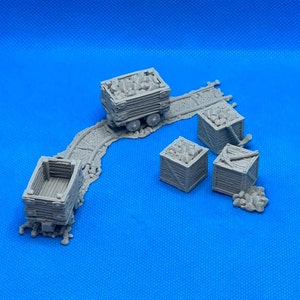 Mine terrain, 28mm Scale, Briteminis, Dungeons and Dragons, RPG Terrain
