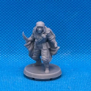 Rogue, Human Male, 28mm miniature, Dungeons and Dragons, EC3D