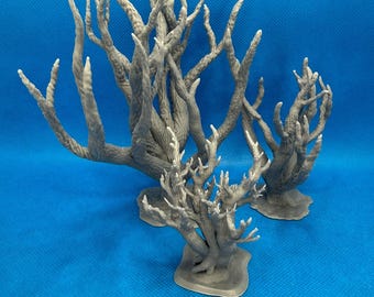 Marsh Trees, 32mm Scale, The Printing Goes Ever On