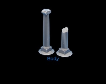 Pillars/Columns for RPG, 28mm, Dungeons and Dragons, Briteminis