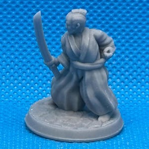 Samurai, 28mm Miniature,  DnD, Dungeons and Dragons or any RPG, Briteinis