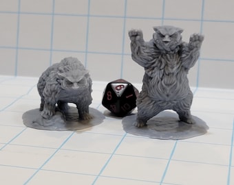 Owlbear 28mm, for Dungeons and Dragons or your favorite RPG – Fat Dragon Games