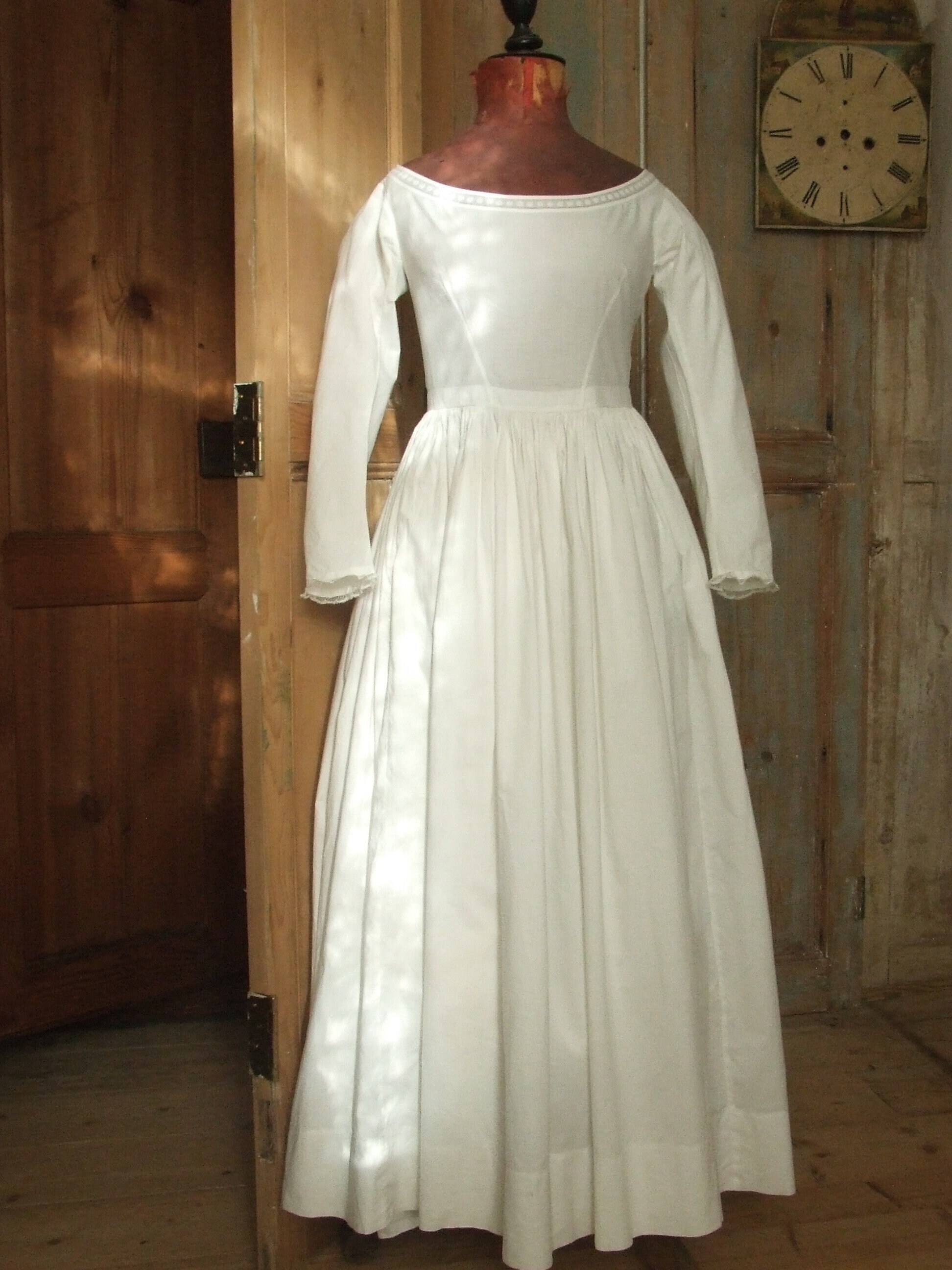 Antique Late Regency Cotton under Dress 1830's. Etsy