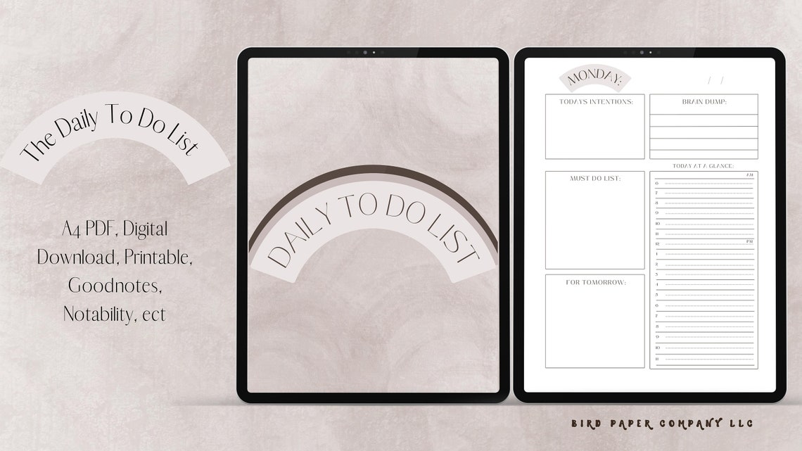 aesthetic-to-do-list-digital-download-beige-to-do-list-etsy