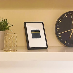 Islamic Wall Art Print of Holy Kaaba Minimalist Interpretation