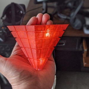 Warframe Cephalon Cy 3D Printed Light Cube