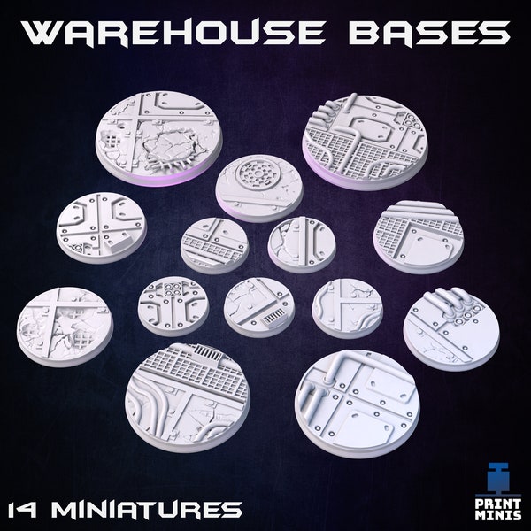 Warehouse Bases - PrintMinis