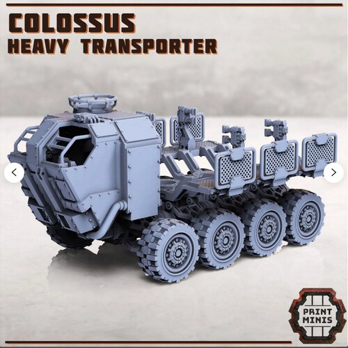 Colossus Heavy Transport Linebreaker Vehicle Upgrade Kit Etsy
