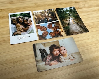 Plastikkarte mit Foto Collage, mehrere Fotos auf PVC Karte, Personalisiertes Geschenk, Individuelles Mitbringsel