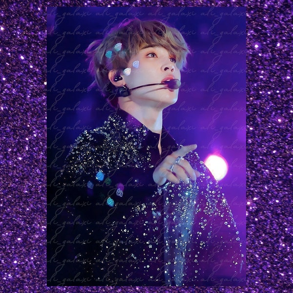 Metallic, Gloss, BTS, Bangtan, Jimin, Serendipity, Love Yourself, LY, Print, Art Print, BTS Fanart