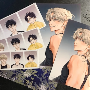 coreano BL PRINTS fanart A4/A5/carte d'identità