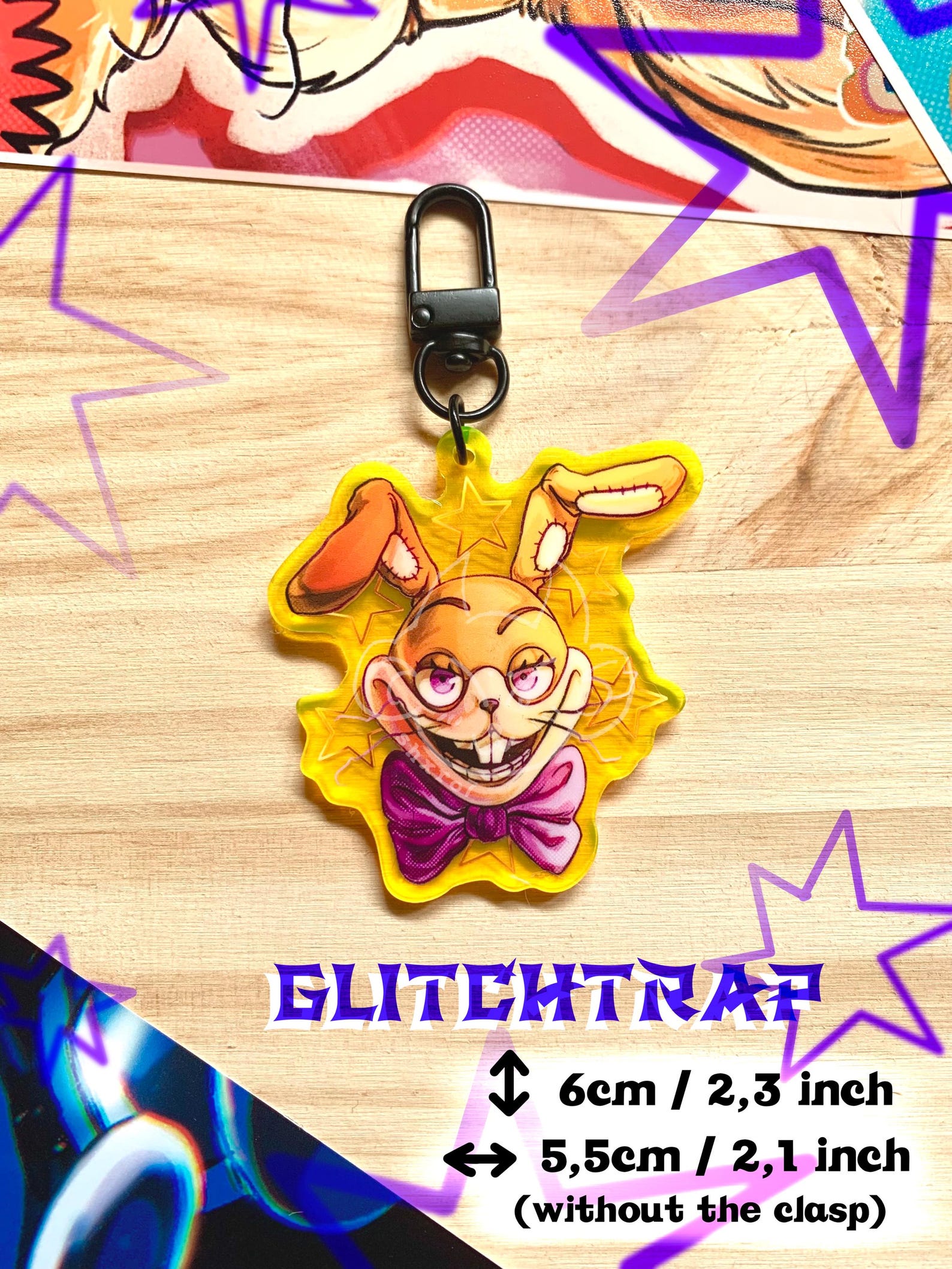 Springtrap Keychain FNAF KEYCHAINS Five Nights at Freddy's - Security Breach - Glamrock ...