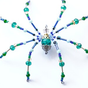 Christmas Spider | Christmas Tree Spider Purple | Hand Beaded Spider | Christmas Legend | Christmas Ornament | Holiday Decoration | Size S