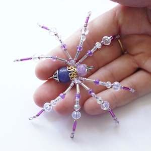 Christmas Spider | Beaded Spider | Christmas Spider Ornament | Beaded Spiders | Size XS