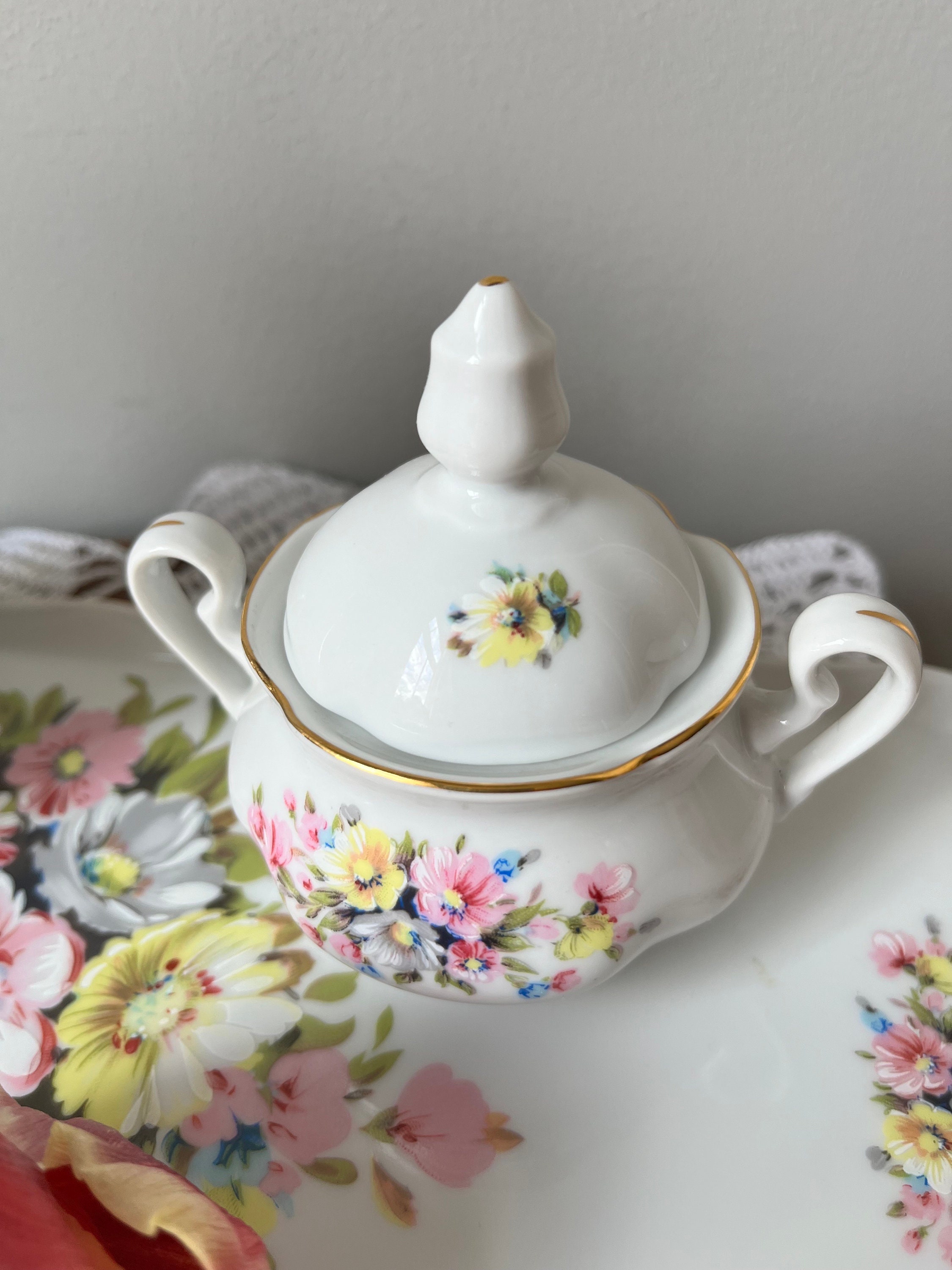 Vintage Leander 1946 RGK China De Boheme Porcelain Pink - Cake