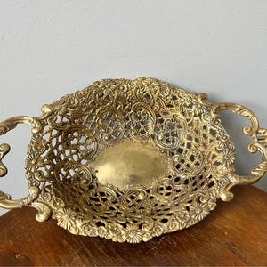 Antique French bowl decorated with organic motifs - Art Nouveau
