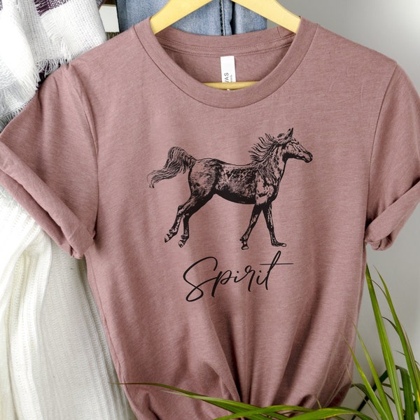 Custom Horse Head Shirt, Personalized Equestrian T-Shirt, Gift For Horse Lover, Western Unisex Tee, Horse portrait shirt, Christmas gift