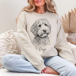 Custom Pet Sweatshirt from photo, Custom Dog Sweater, Personalized Dog Sweater, Dog Pullover, Dog Sweatshirt, Custom Cat Crewneck, youth Bild 9