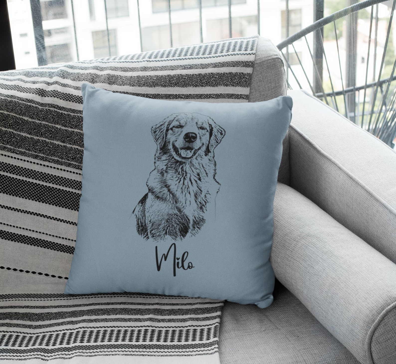 Custom Dog Pillow From Photo Personalized Dog Pillow Custom Etsy