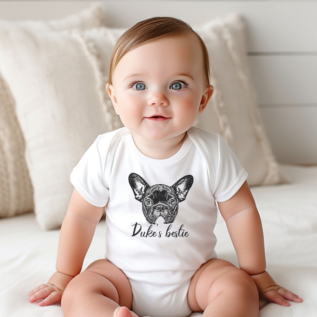Custom Pet Face Baby Onesie® From Photo Pet Photo Onesie® Etsy