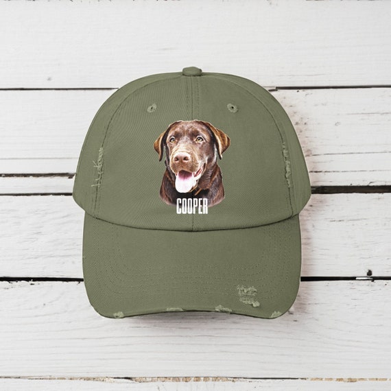 Custom Pet hat, Personalized dog Portrait dog photo Hat, cat owner gift, gift for her or him, Mother’s day gift, dog mom gift uve