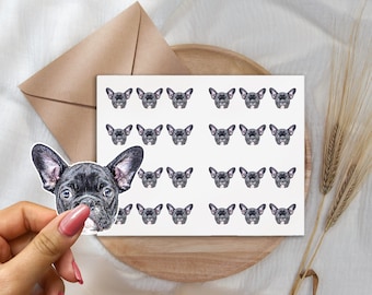 Custom Pet Sticker Sheets, Personalized stickers, water-resistant phone laptop car stickers, Custom waterproof dog sheet of stickers uve