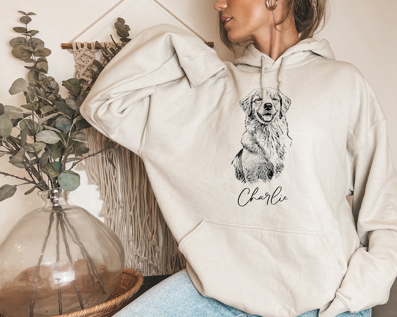 Pet Portrait Hoodie Dog Face Hoodie Personalized Cat Hoodie Etsy