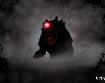 100% original artwork design inspired by the Ursaluna Blood Moon Pokemon from Scarlet Violet!