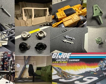 G.I Joe. ARAH USS FLAGG Resin 3D Printed replacement parts - various