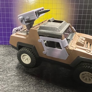 G.I. Joe ARAH VAMP Mk2 Turret Mount/Rack Door and Gas Cans Replacement Resin